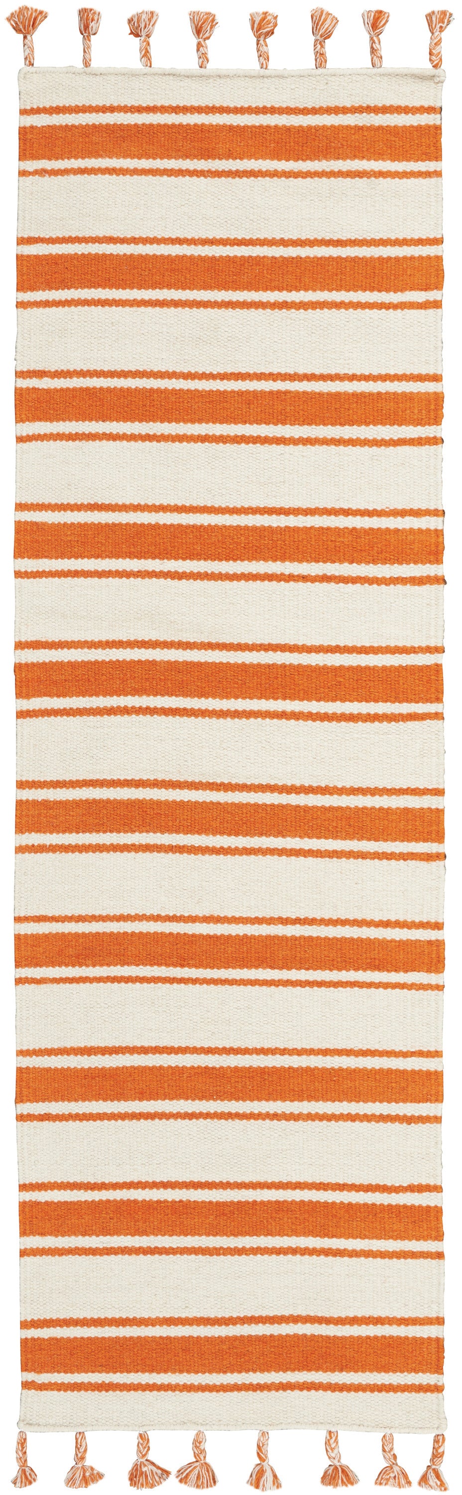 Nourison Home Rio Vista DST01 Ivory Orange Contemporary Woven Rug