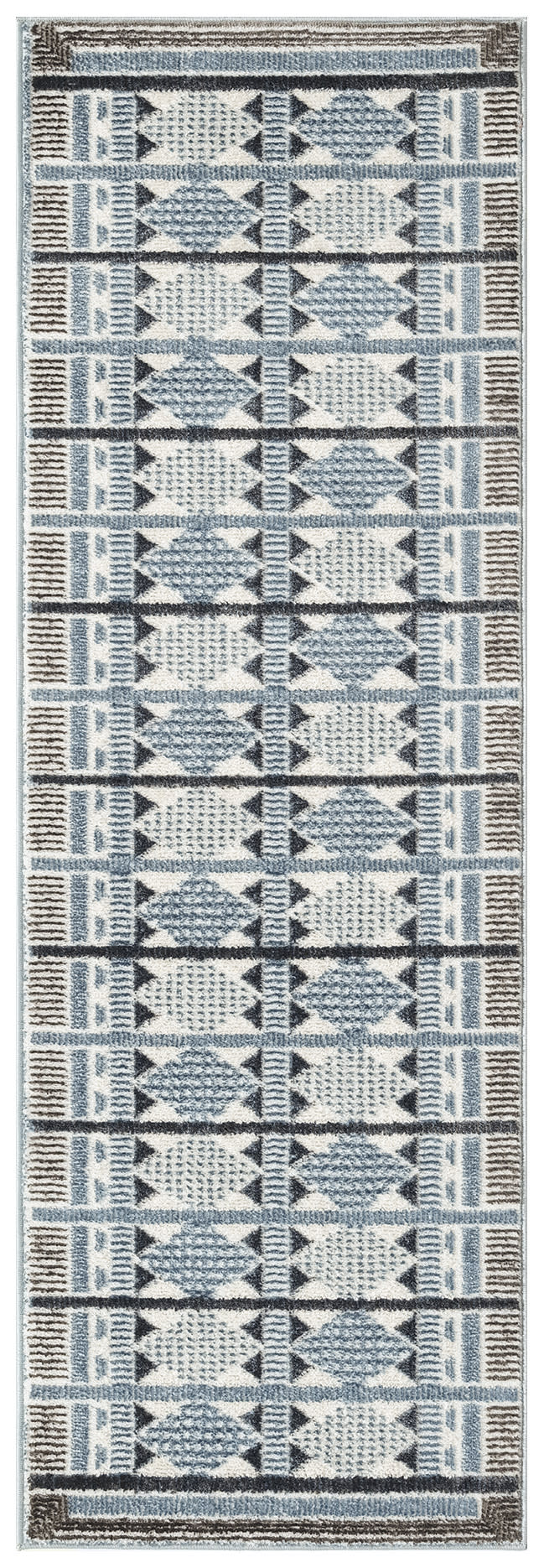 Nourison Home Nordic NRC06 Blue Contemporary Power-loomed Rug