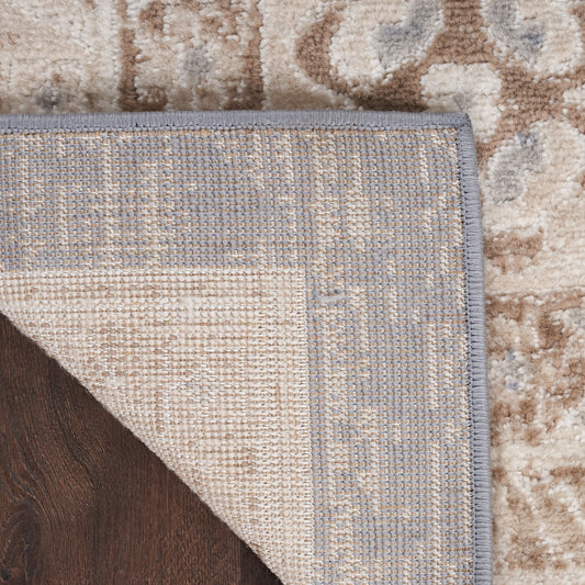 Nourison Home Serenity Home Ivory Blue Traditional