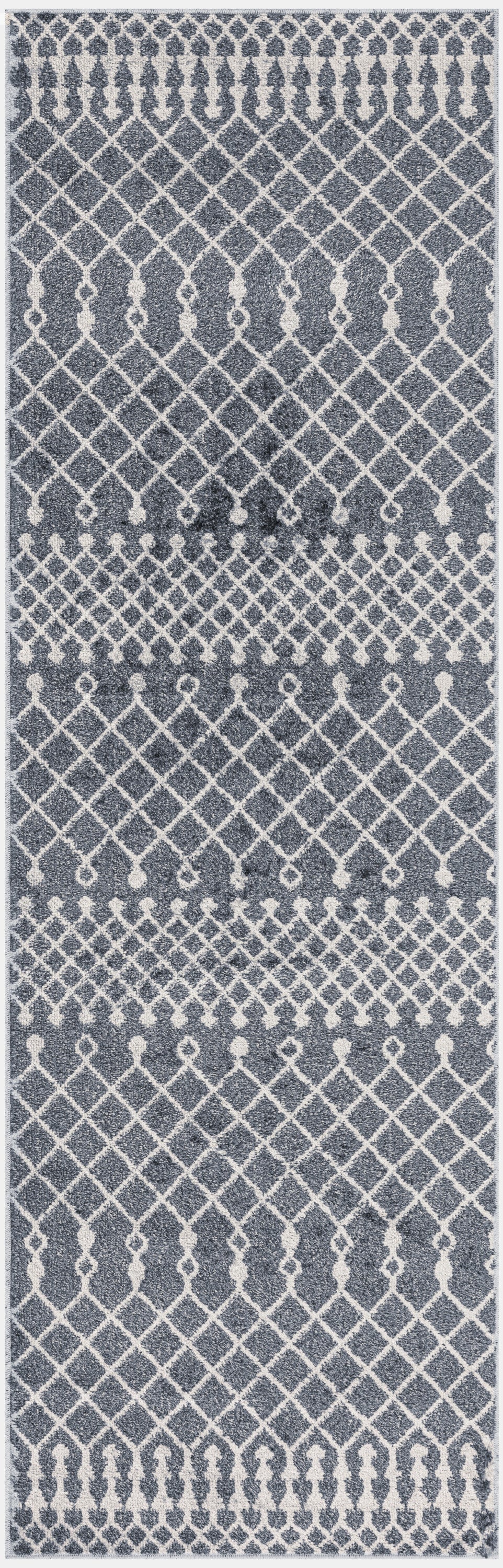 Nourison Home Astra Machine Washable ASW10 Denim Transitional Power-loomed Rug