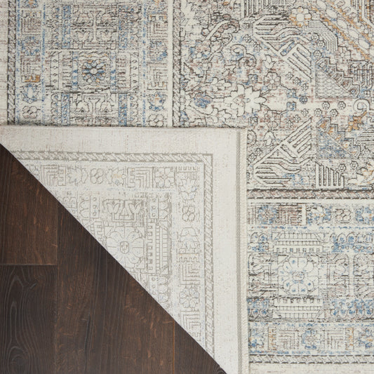 Nourison Home Starry Nights Cream Grey Traditional