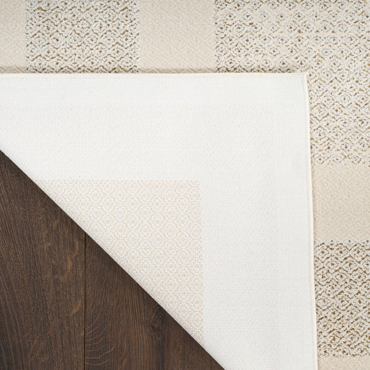 DKNY Grand Street Ivory Taupe Contemporary