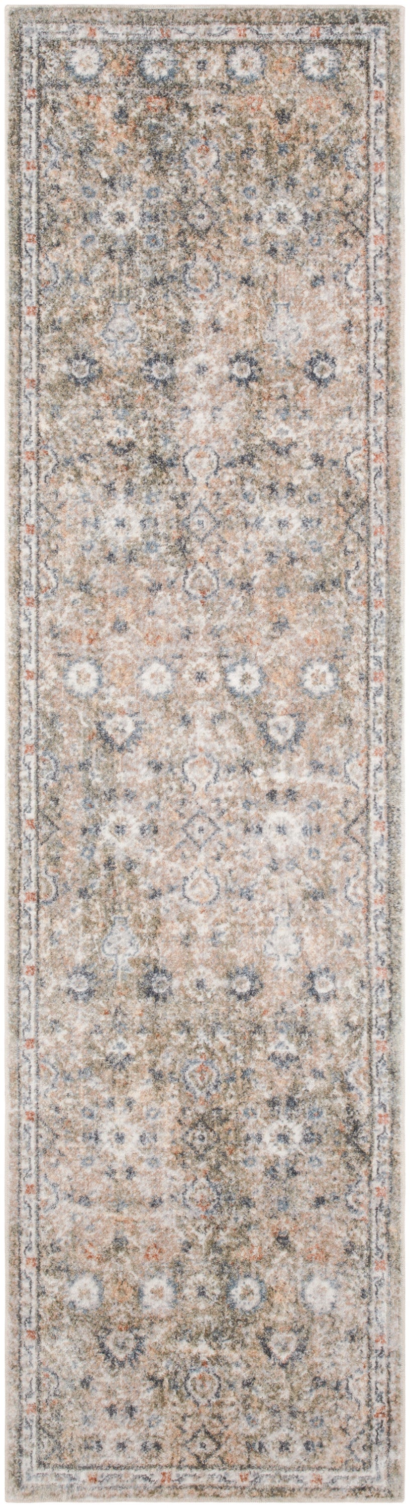 Nourison Home Astra Machine Washable ASW16 Silver Taupe Traditional Power-loomed Rug