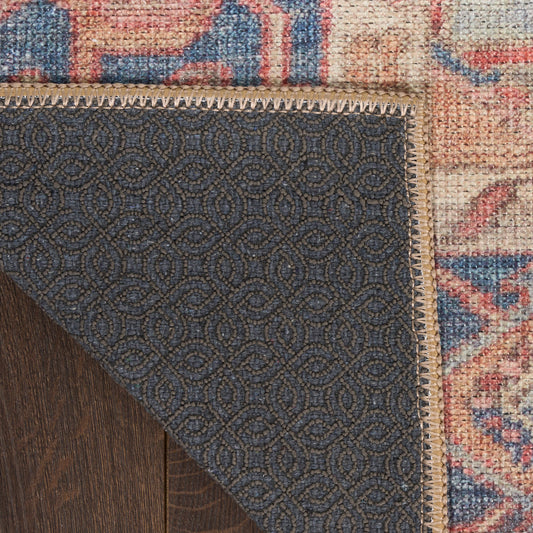 Nourison Home Vintage Washables Blue Coral Traditional