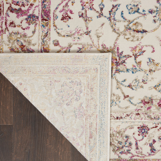 Nourison Home Melody Ivory Multicolor Traditional