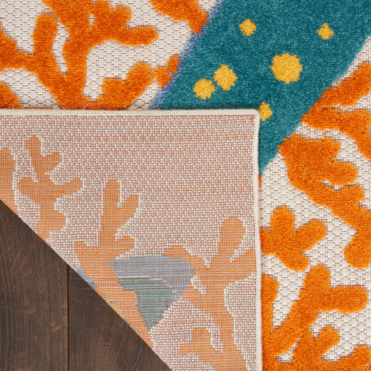 Nourison Home Aloha Multicolor Contemporary