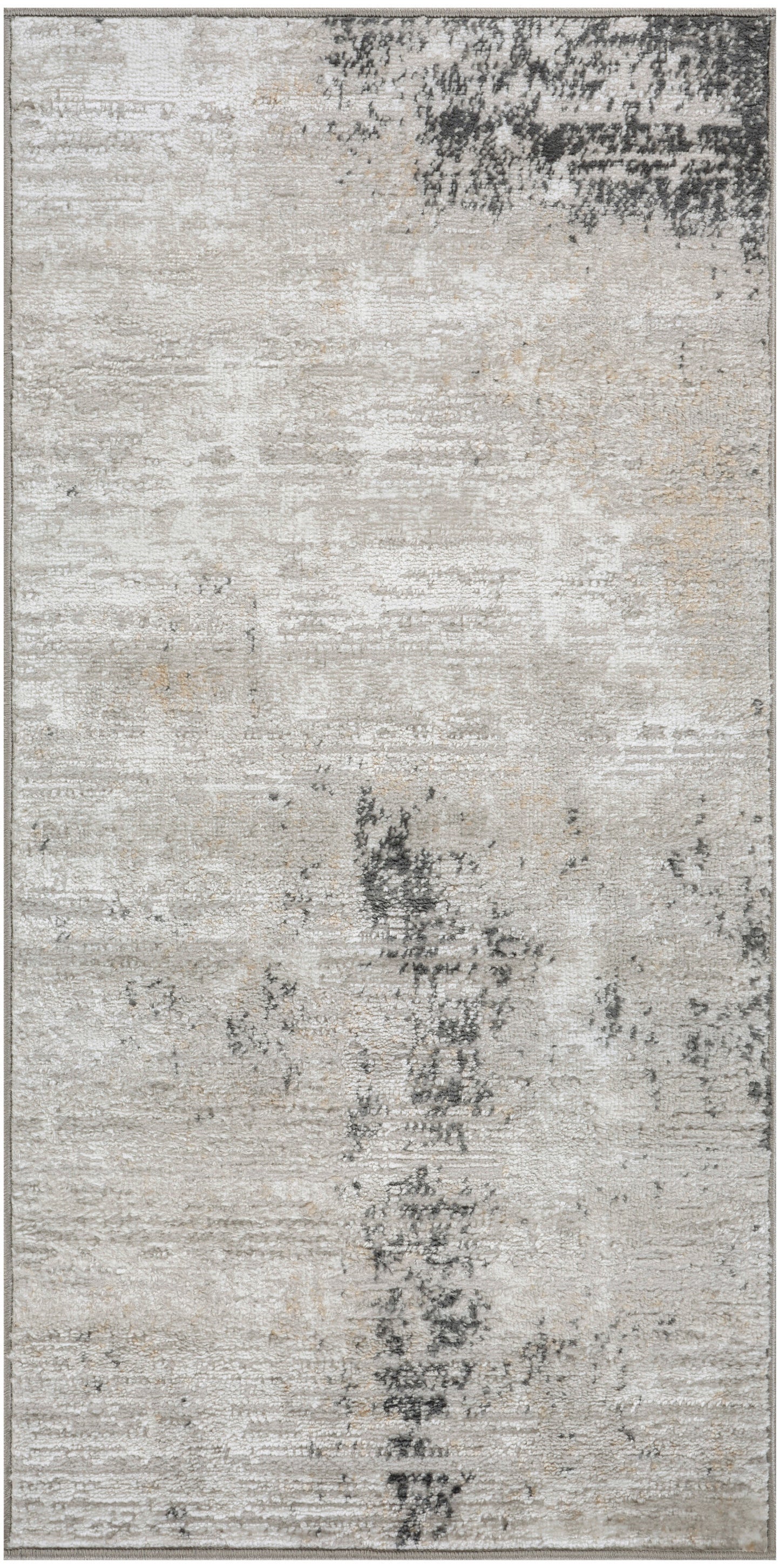 Nourison Home Dekor DEK07 Grey Charcoal Contemporary Machine Woven Rug