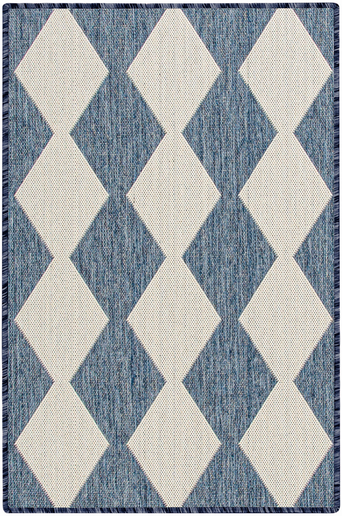 Nourison Home Positano POS04 Navy Blue Contemporary Power-loomed Rug