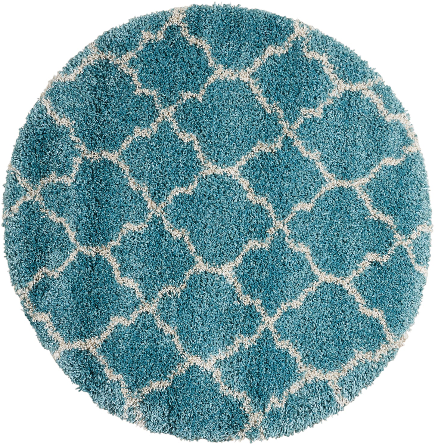 Nourison Home Amore AMOR2 Aqua Contemporary Power-loomed Rug