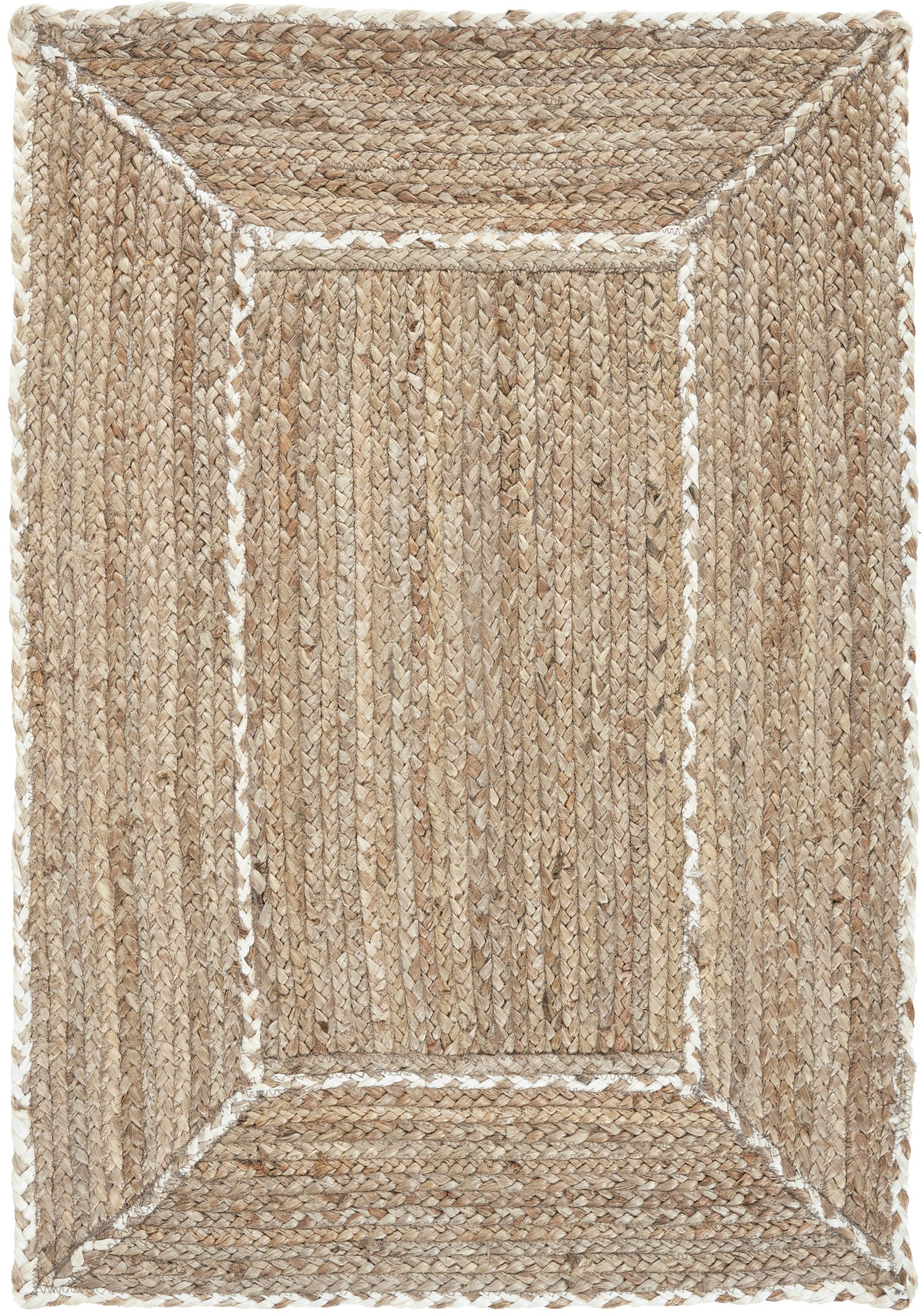 Nourison Home Terrazzo Jute TRJ01 Natural Grey Contemporary Hand Woven Rug