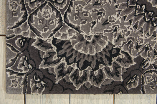 Nourison Home Nourison 2000 Black Grey Traditional