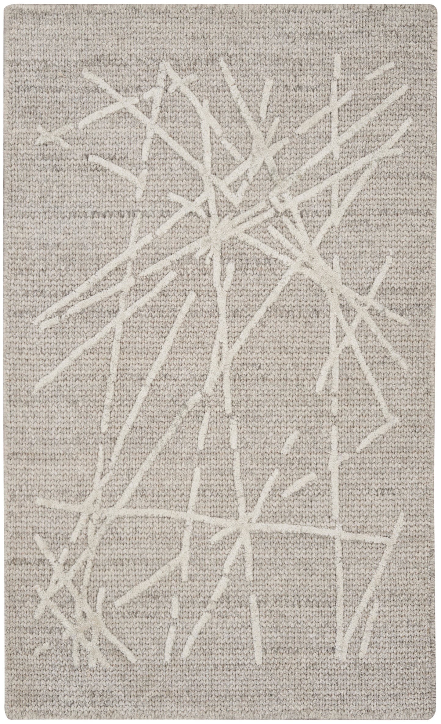 Calvin Klein CK044 Wander WND01 Grey Contemporary Hand Woven Rug