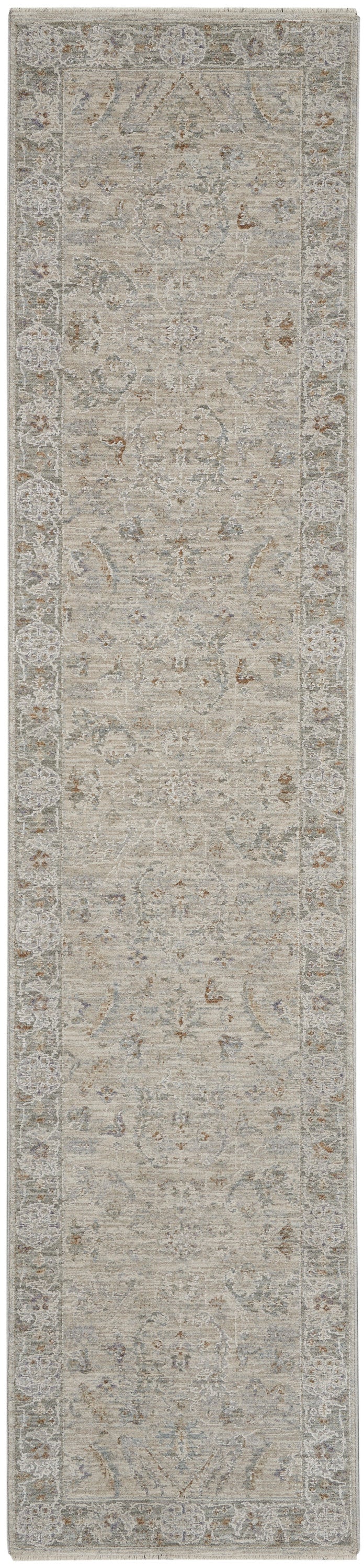 Nourison Home Infinite IFT01 Light Grey Traditional Power-loomed Rug