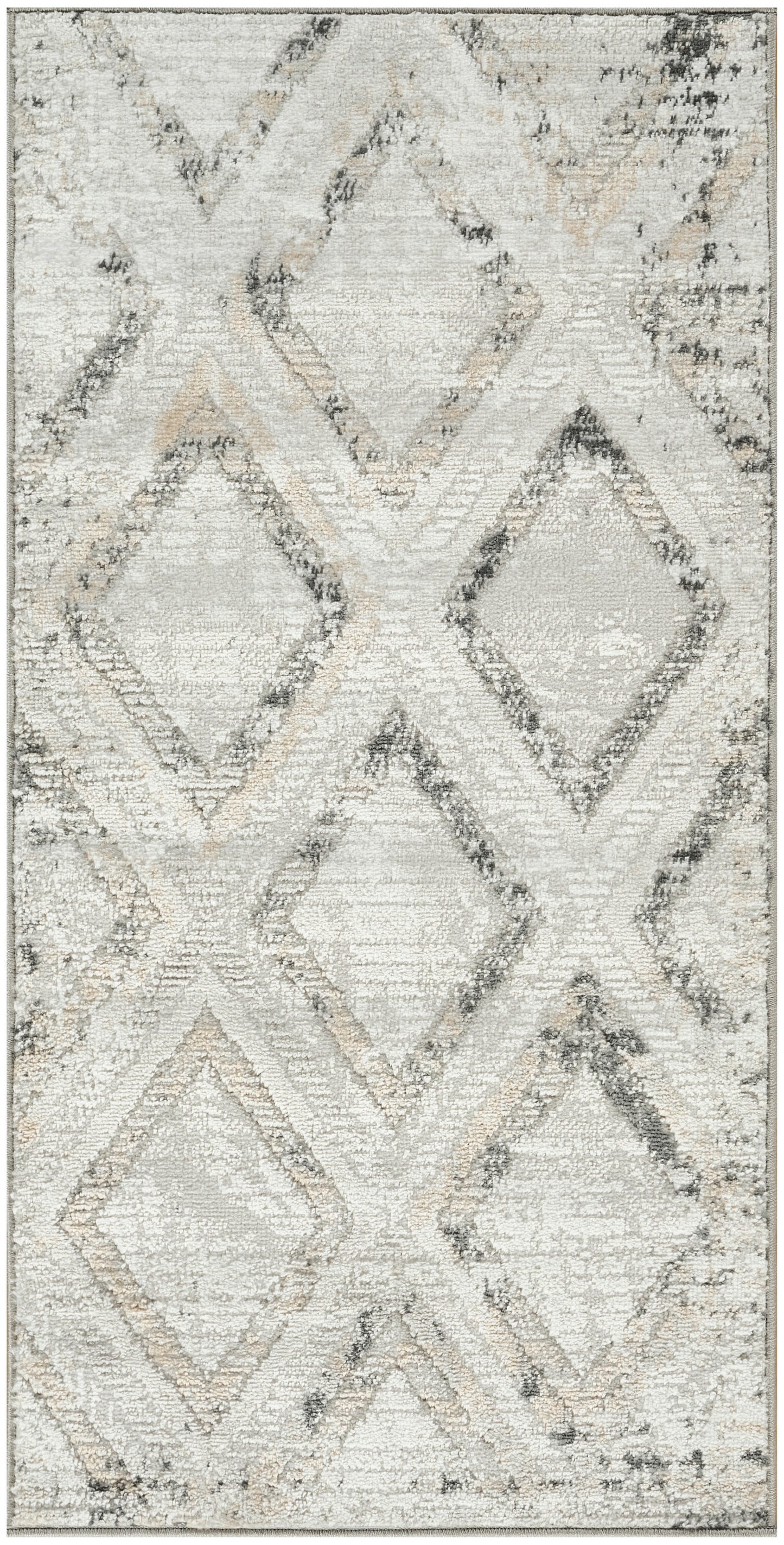 Nourison Home Dekor DEK05 Grey Charcoal Contemporary Machine Woven Rug
