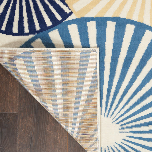 Nourison Home Grafix White Contemporary