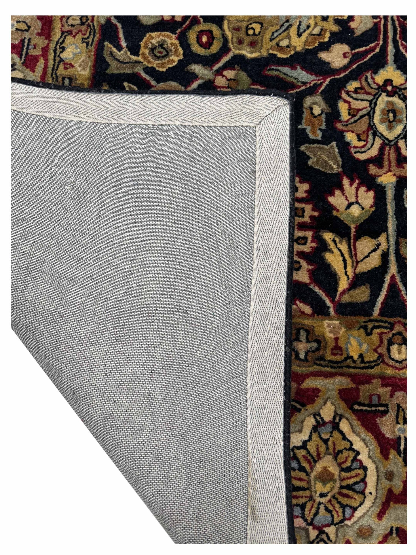 Artisan Zorina Black Red Traditional Tufted Rug