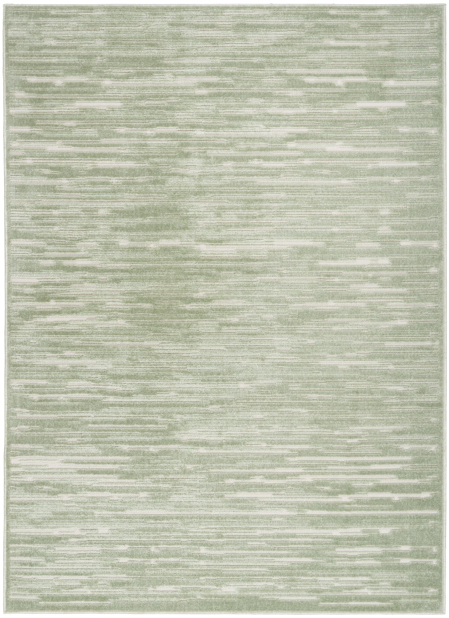 Nourison Home Care Free CAF04 Green Contemporary Loom-woven Rug