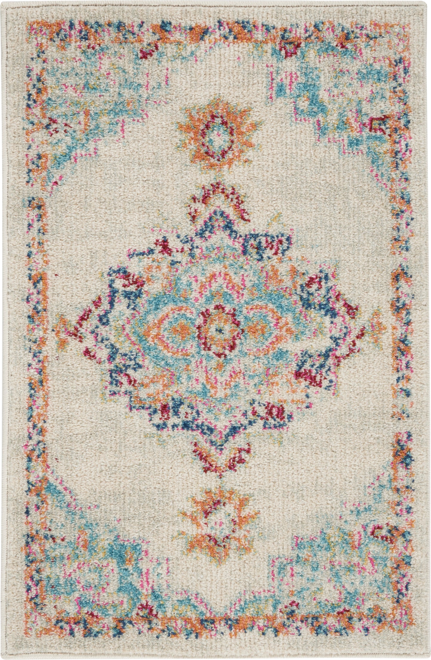 Nourison Home Passion PSN24 Grey Multicolor Transitional Power-loomed Rugs