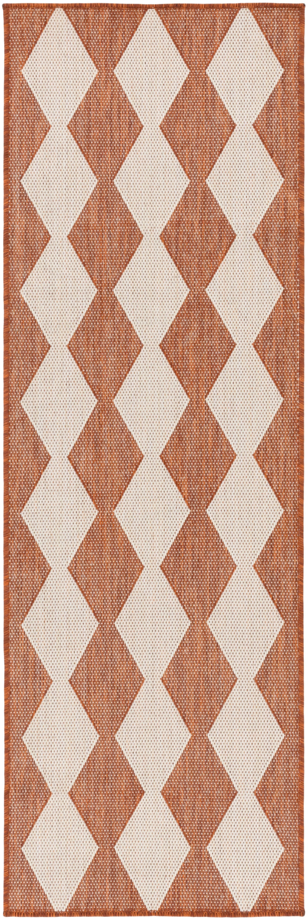Nourison Home Positano POS04 Terracotta Contemporary Power-loomed Rug