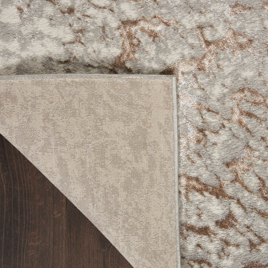 Nourison Home Glow Grey Mocha Contemporary