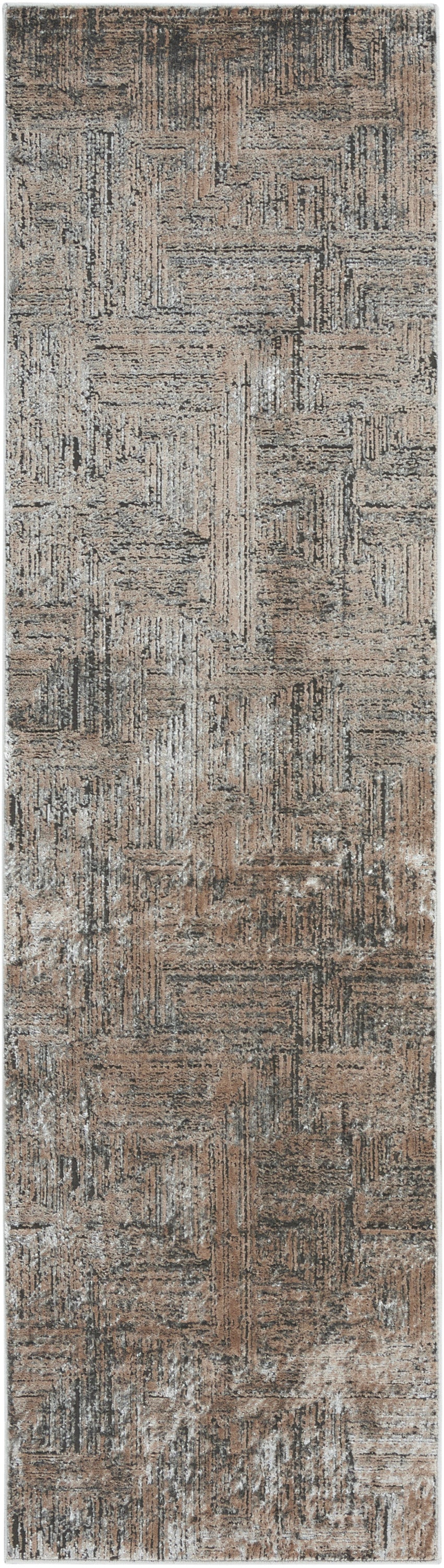 Calvin Klein CK024 Irradiant IRR01 Black Ivory Contemporary Power-loomed Rug