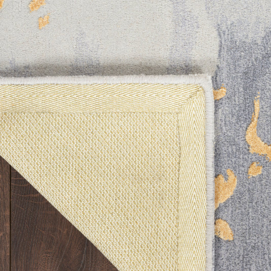 Nourison Home Prismatic Grey Gold Contemporary