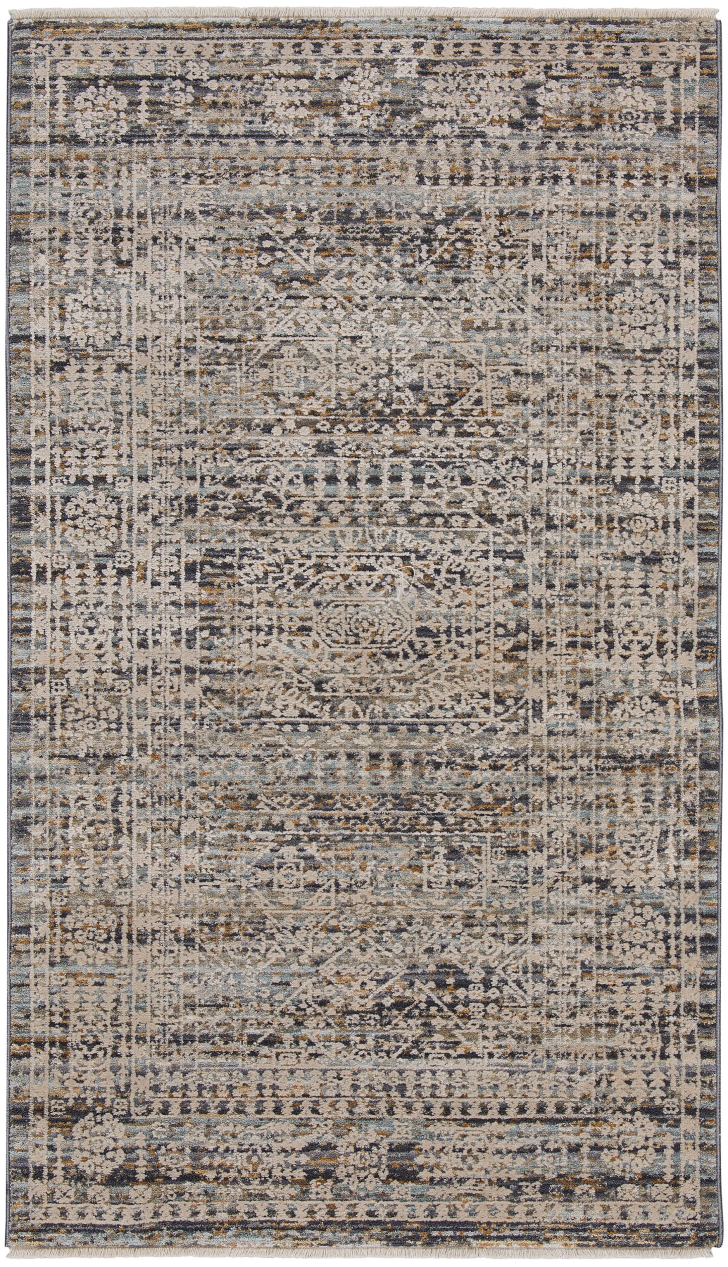 Nourison Home Lynx LNX05 Ivory Slate Transitional Power-loomed Rug
