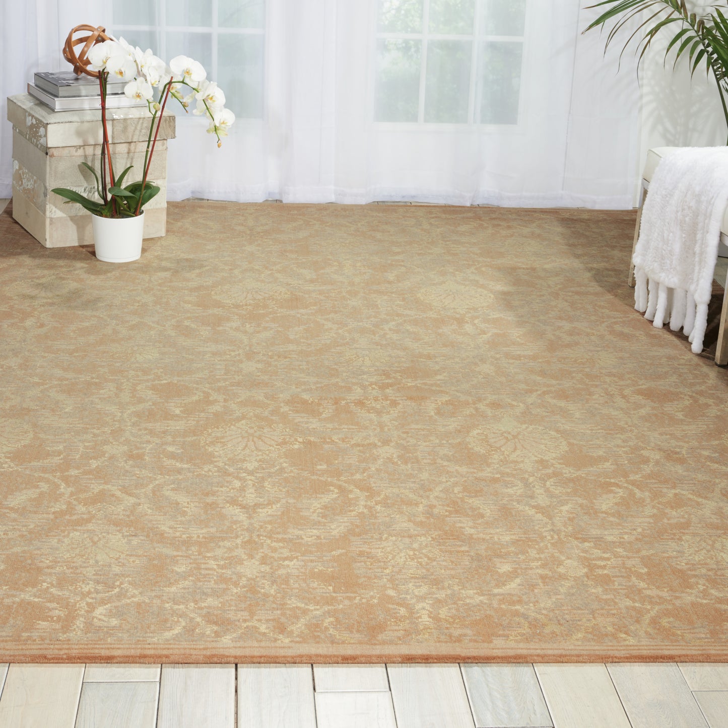 Nourison Home Silken Allure Sand