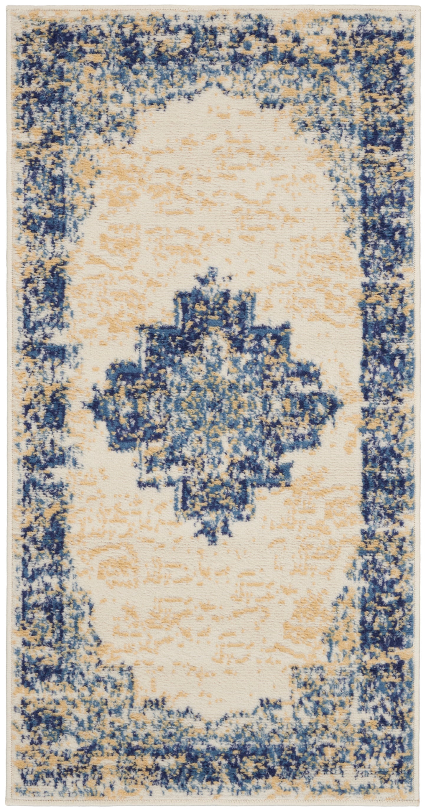 Nourison Home Grafix GRF14 White Transitional Power-loomed Rug