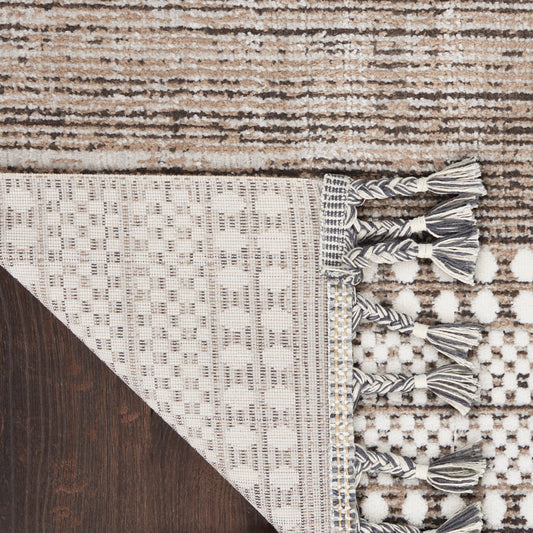 Nourison Home Asilah Mocha Ivory Contemporary