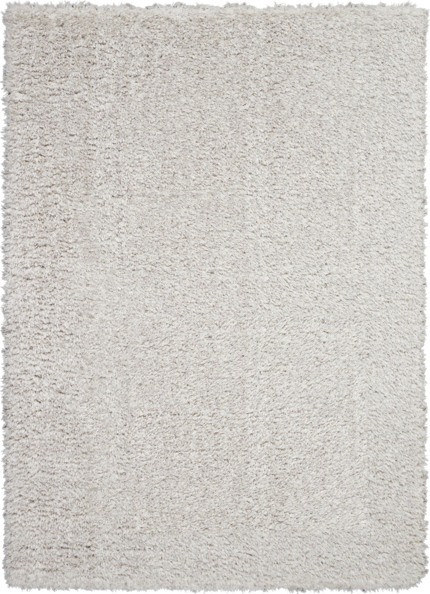 Nourison Home Luxe Shag LXS01 Light Grey Contemporary Power-loomed Rug