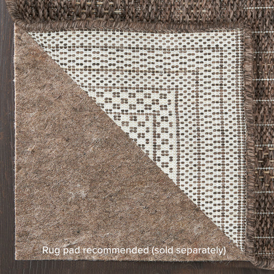Nourison Home Tulum Brown Contemporary