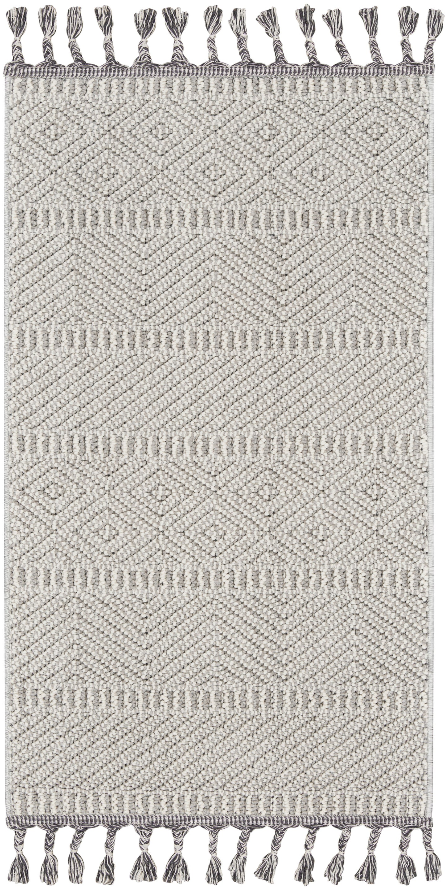 Nourison Home Paxton PAX06 Grey Ivory Contemporary Power-loomed Rug