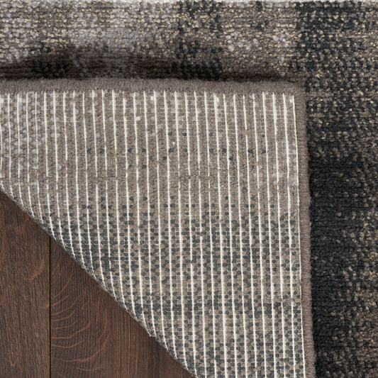 Nourison Home Twilight Grey Ivory Black Contemporary