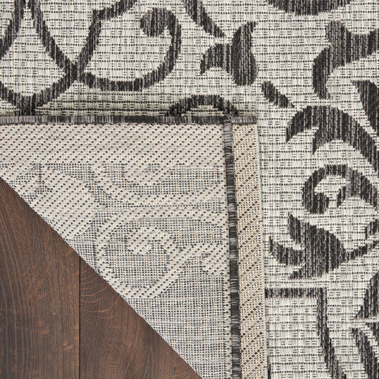 Nourison Home Country Side Ivory Charcoal Transitional
