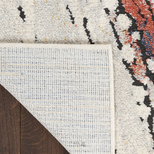 Nourison Home Motion Ivory Multicolor Contemporary