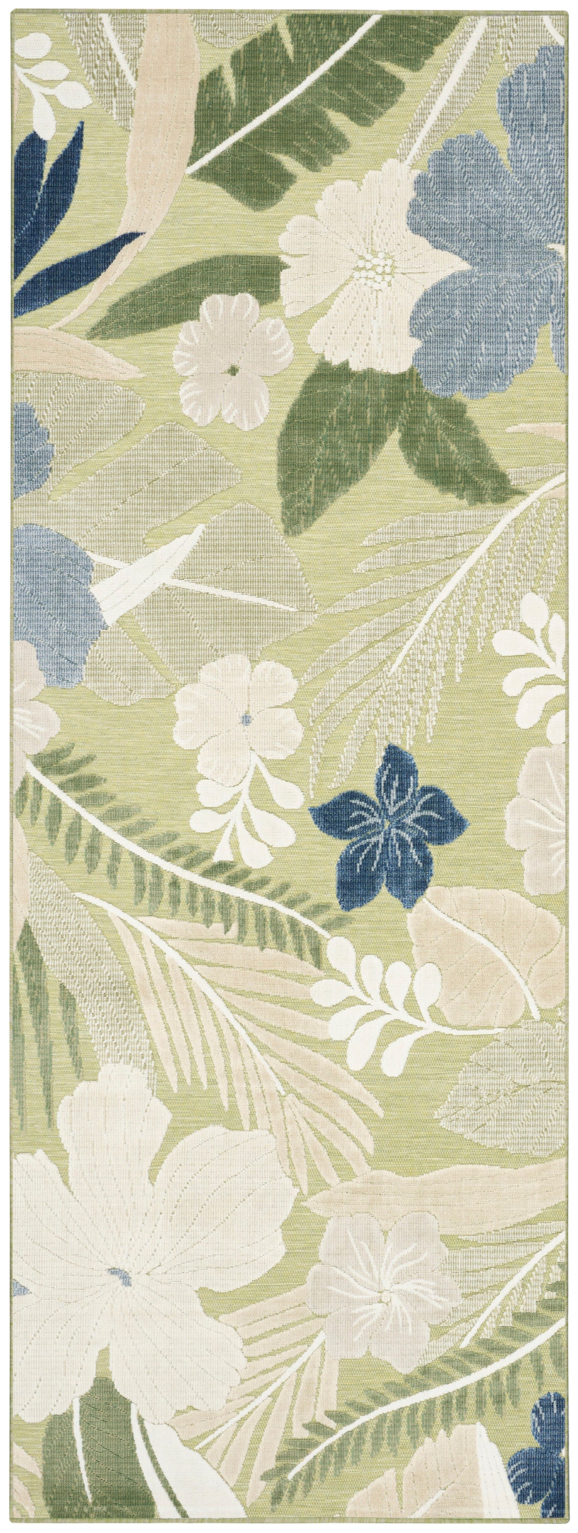 Nourison Home Suncoast SNC01 Green Blue Contemporary Machine Woven Rug