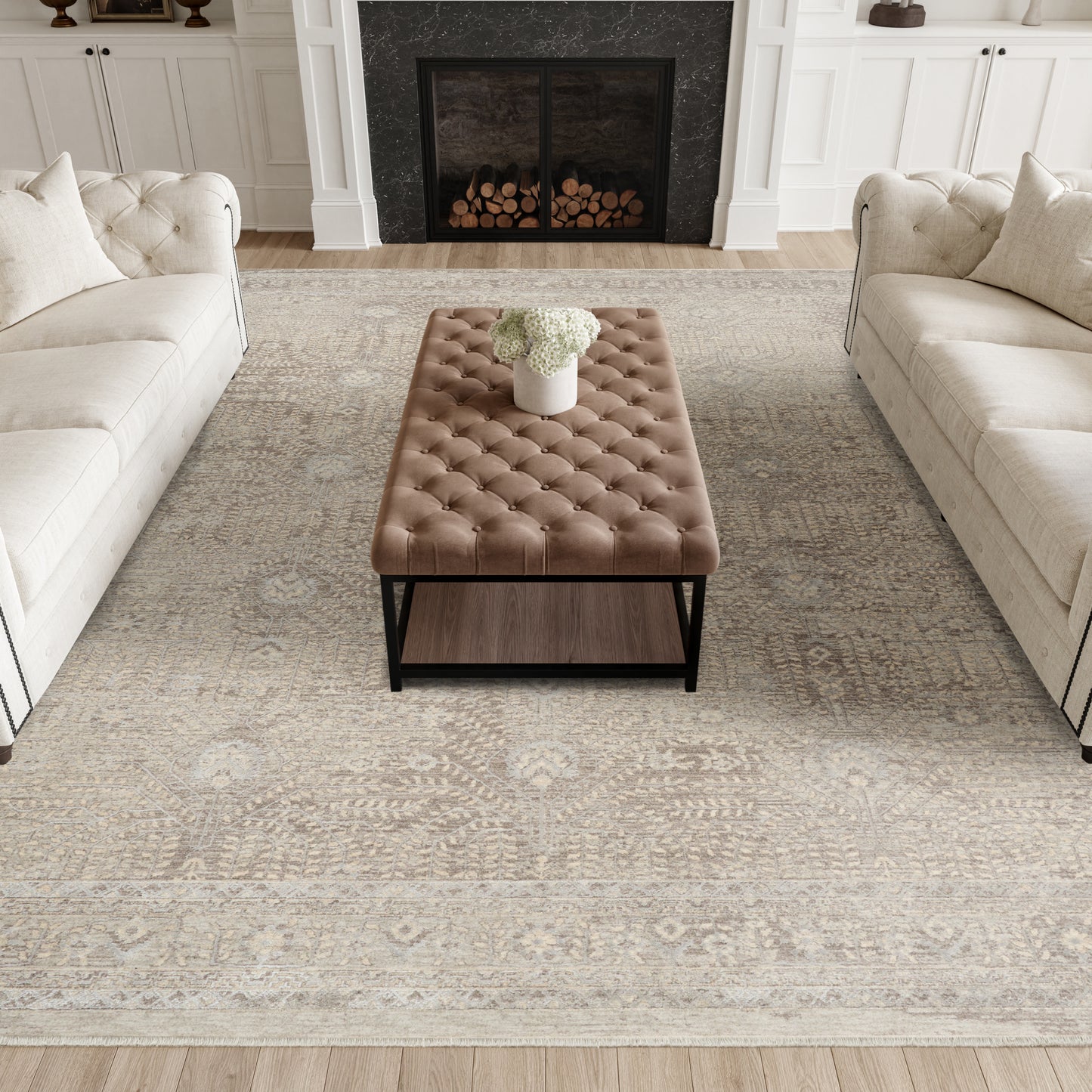 Nourison Home Sultana Beige Traditional