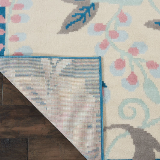 Nourison Home Jubilant Ivory Multicolor Contemporary