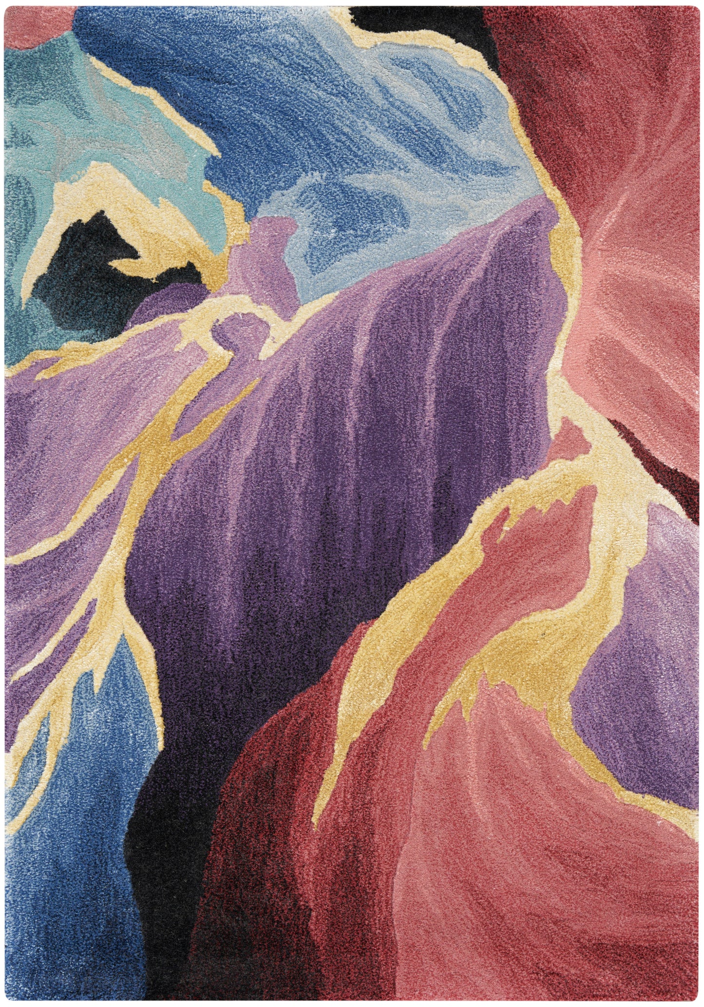 Nourison Home Prismatic PRS34 Black Contemporary Hand Tufted Rug