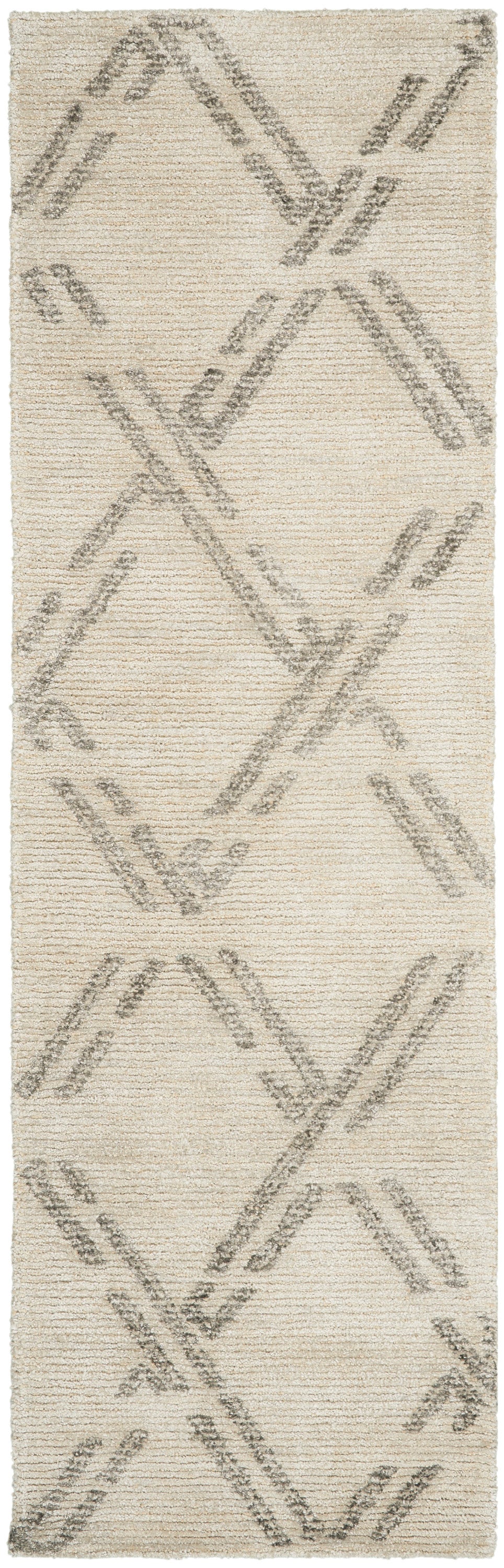 Nourison Home Venosa VSN01 Ivory Grey Contemporary Tufted Rug