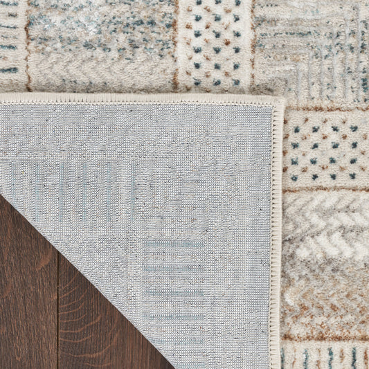 Nourison Home Glitz Ivory Multicolor Contemporary