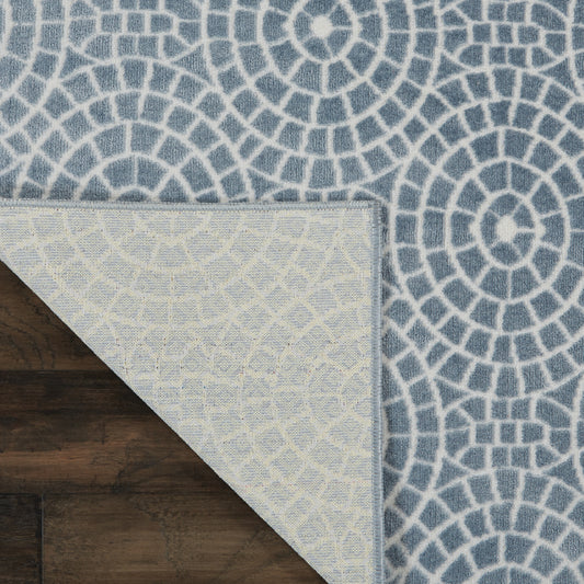 Nourison Home Urban Chic Light Blue Contemporary