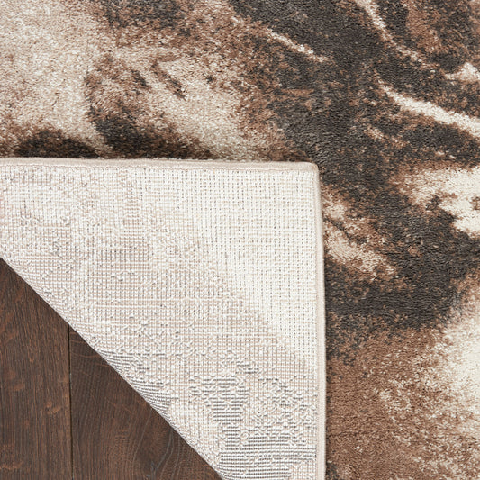 Nourison Home American Manor Ivory Mocha Contemporary