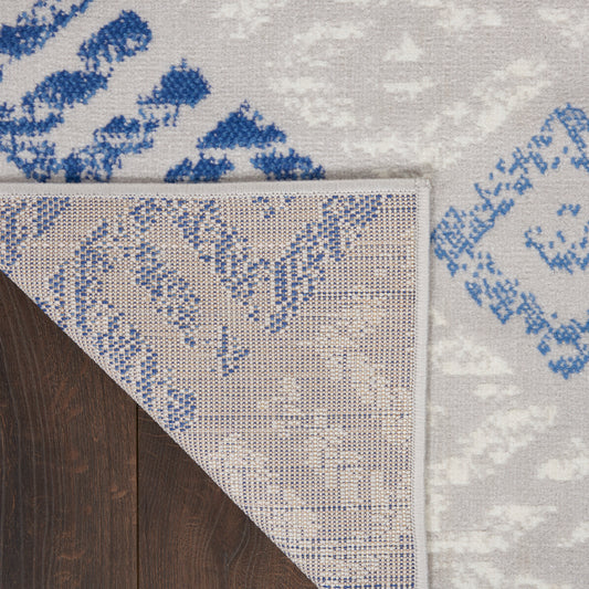 Nourison Home Whimsicle Grey Blue Transitional