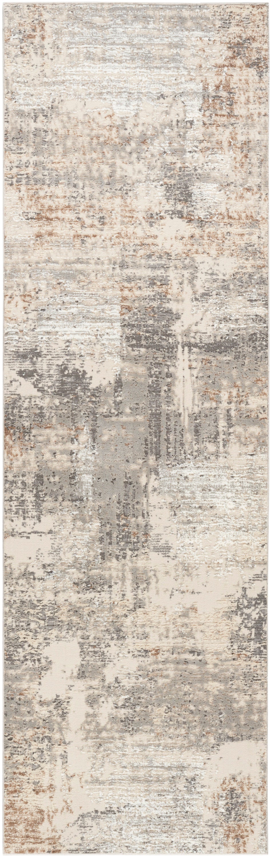 Nourison Home Sustainable Trends SUT04 Beige Grey Contemporary Power-loomed Rug