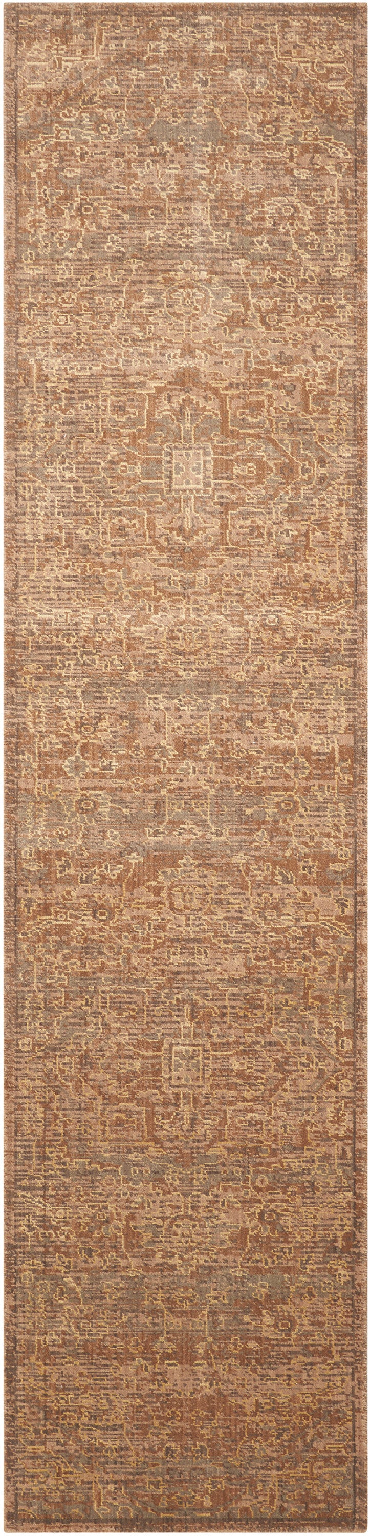 Nourison Home Silken Allure SLK14 Chocolate Loomed Rug