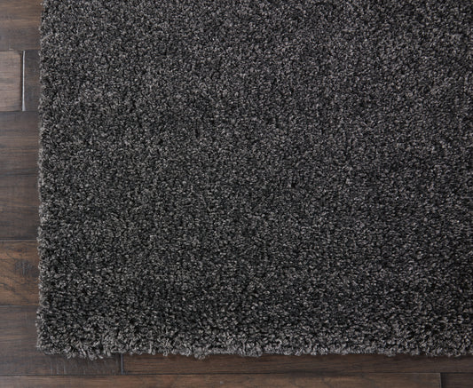 Nourison Home Malibu Shag Dark Grey Contemporary