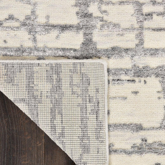 Nourison Home Luna Ivory Grey Contemporary