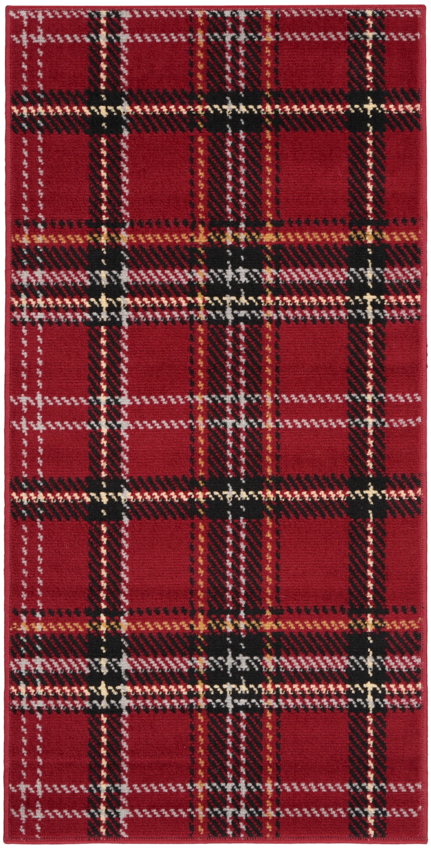 Nourison Home Grafix GRF03 Red Contemporary Power-loomed Rug